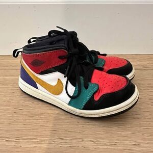Nike Jordan 1 Multicolor Kids Shoes Sneakers 10C